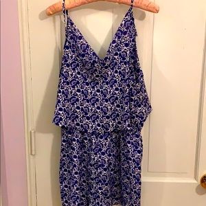 Blue Print Romper